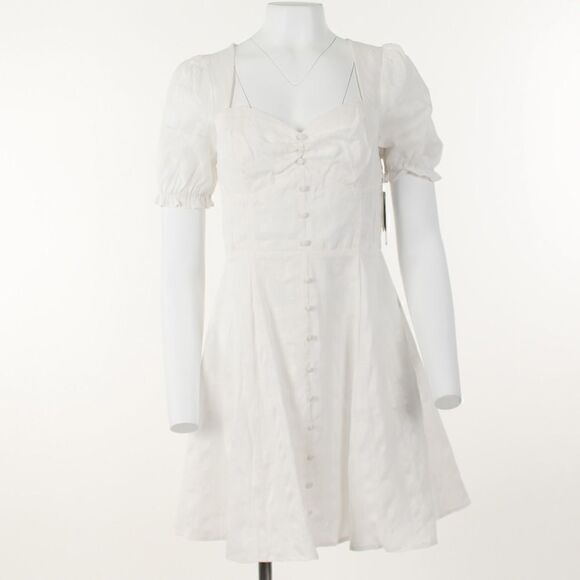 Guess Short-Sleeve Heidi Dress - Pure White - Picture 2 of 5